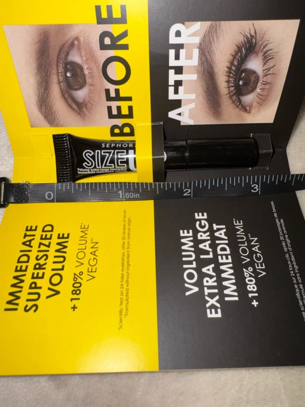 NEW Sephora Black Mini Size Up Mascara